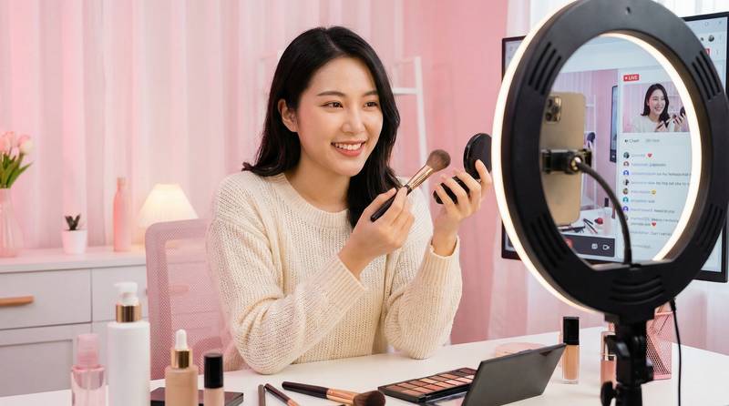 17c一起草美妆教程视频